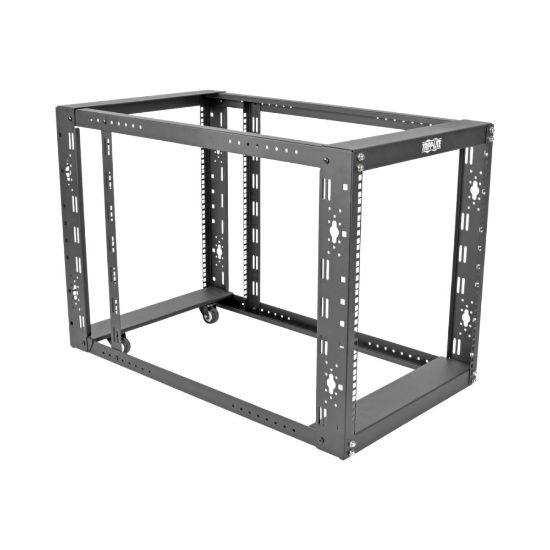 Picture of Tripp Lite 4-Post Open Frame Rack Cabinet Floor Standing 36in Depth - Rack open frame - 4-post - black - 12U - 19in