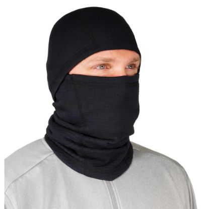 Picture of Ergodyne N-Ferno 6847 FR Balaclava Face Mask, One Size, Black