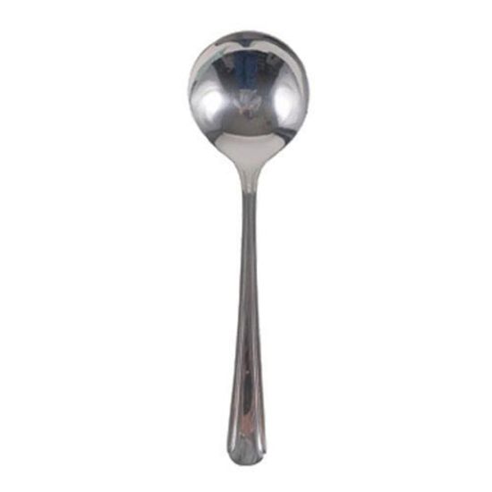 Picture of Update International Dominion Stainless Steel Bouillon Spoons, Silver, Pack Of 12 Spoons