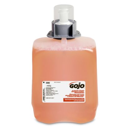 Picture of Gojo FMX-20 Dispenser Antibacterial Handwash Refill - Fresh Fruit Scent - 67.6 fl oz (2 L) - Bacteria Remover, Kill Germs - Hand - Amber - Triclosan-free - 2 / Carton