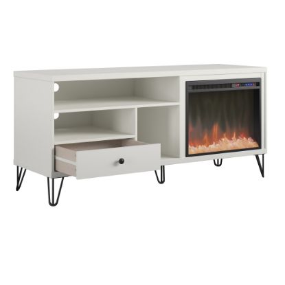 Picture of Ameriwood Home Owen Fireplace TV Stand For 65in TVs, White