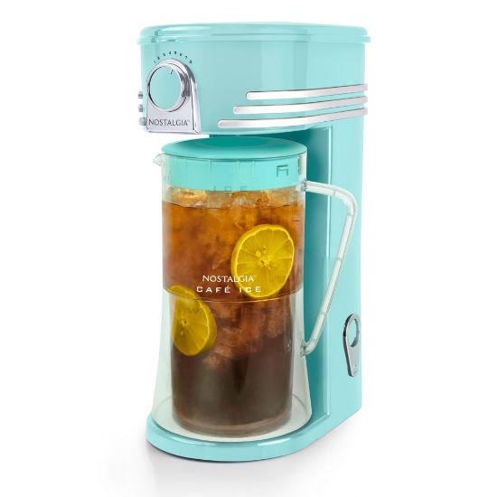 Picture of Nostalgia NCIT3PLSAQ Ice Tea & Coffee Maker, Aqua