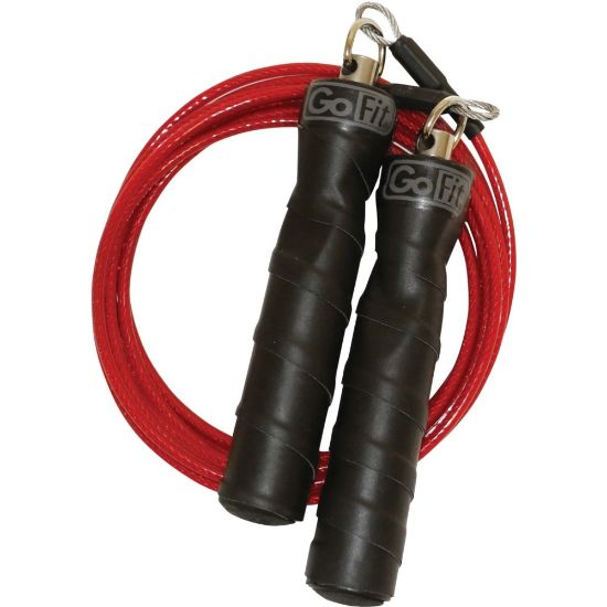 Picture of GoFit Pro Cable Rope - 108in Length - Red - Steel