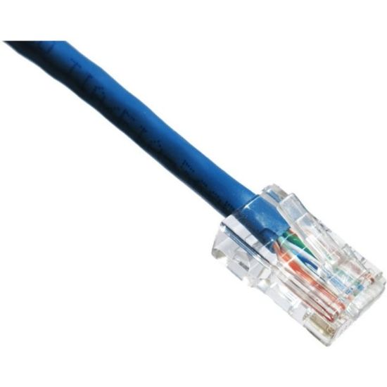 Picture of Axiom 15FT CAT5E 350mhz Patch Cable Non-Booted (Blue) - Category 5e for Network Device - Patch Cable - 15 ft - 1 x - 1 x - Gold-plated Contacts - Blue