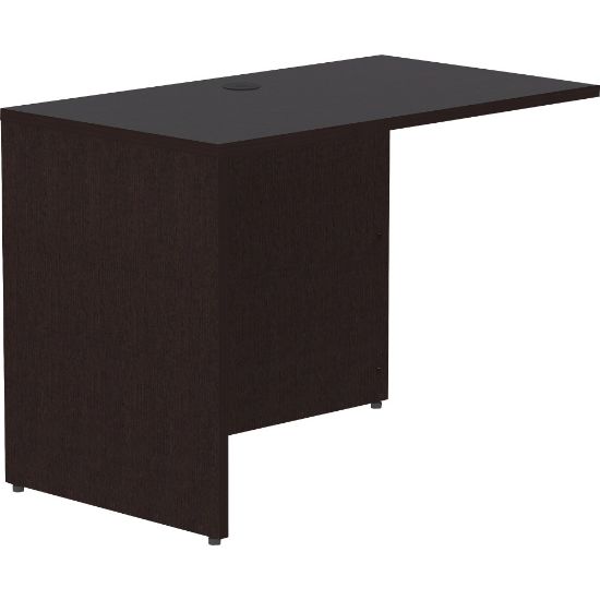 Picture of Lorell Essentials 42inW Desk Return, Espresso