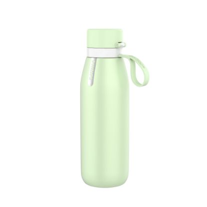 Picture of Philips GoZero Everyday Insulated Stainless-Steel Water Bottle With Filter, 32 Oz, Green