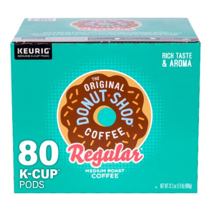 Picture of The Original Donut Shop Single-Serve Coffee K-Cup, Medium Roast, Classic, Carton Of 80