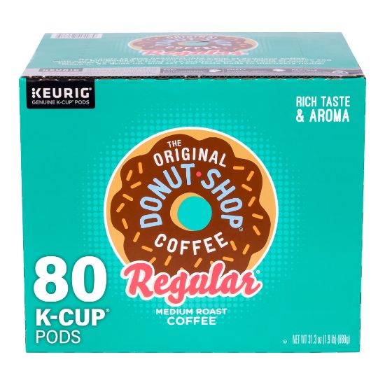 Picture of The Original Donut Shop Single-Serve Coffee K-Cup, Medium Roast, Classic, Carton Of 80