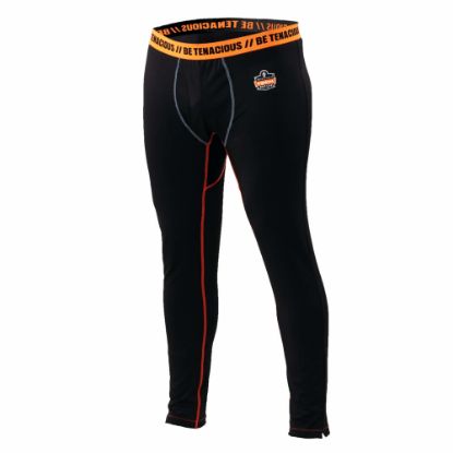 Picture of Ergodyne N-Ferno 6480 Base Layer Thermal Bottoms, Large, Black