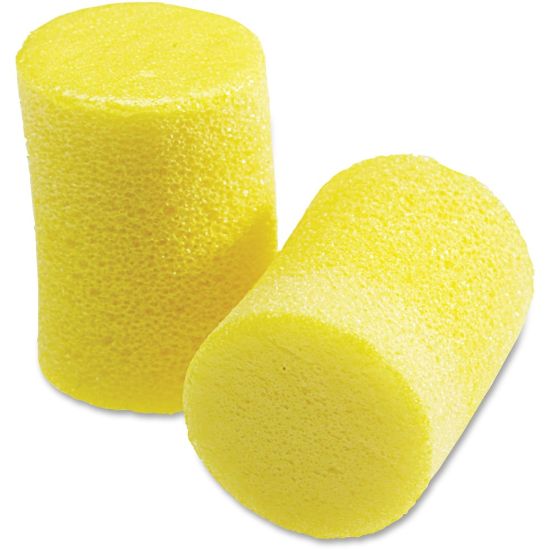 Picture of 3M, E-A-R Classic Single-Use Earplugs, Cordless, 29NRR, Yellow