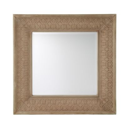 Picture of SEI Dyerlane Decorative Wall Mirror, 36-1/4in x 36in, Weathered Gray