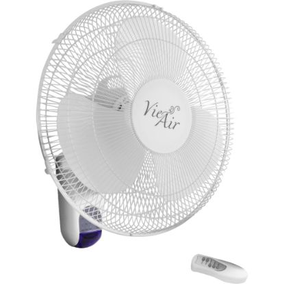 Picture of Vie Air 16in Pedestal Wall Fan, White