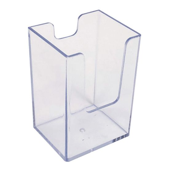 Picture of Azar Displays Deep Vertical Business/Gift Card Holders, 3-1/2inH x 2-15/16inW x 1-15/16inD, Clear, Pack Of 10 Holders