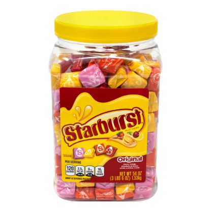 Picture of Starburst Original Fruit Chews, 54-Oz Tub, Assorted Flavors