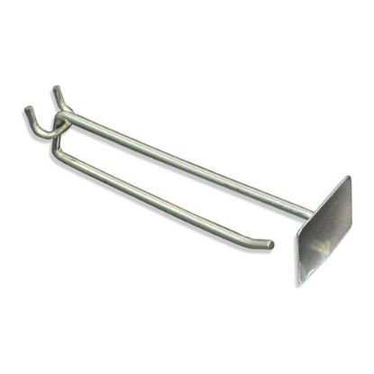 Picture of Azar Displays Galvanized Metal Scan Plate Hooks, 6in, Pack Of 50 Hooks