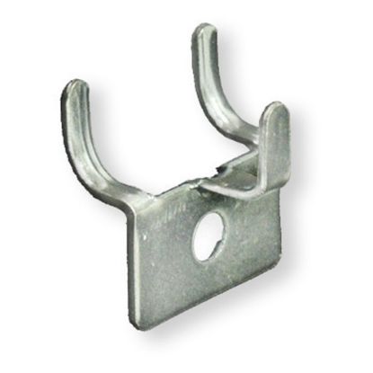 Picture of Azar Displays Metal Prong Hooks, 1-1/4inH x 1-1/8inW x 3/8inD, Pack Of 20 Hooks