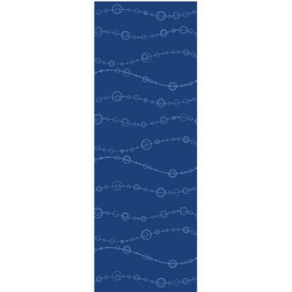 Picture of GoFit Designer Yoga Mat-Bubbles - Yoga, Exercise, Stretching - 68in Length x 24in Width - Rectangular - Bubbles - Blue