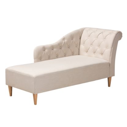 Picture of Baxton Studio 9699 Chaise Lounge, Beige