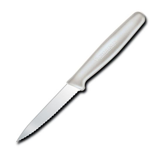 Picture of Victorinox Serrated Paring Knife, 3-1/4in, White