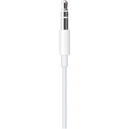 Picture of Apple Lightning to 3.5 mm Audio Cable (1.2m) - White - 3.94 ft Lightning/Mini-phone Audio Cable for Audio Device, AirPods, Headphone, iPad, iPhone, MAC, Speaker, iPad Pro, iPad Air, iPad mini, MacBook, .. - First End: 1 x Lightning - Male