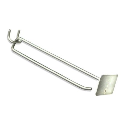 Picture of Azar Displays Metal Scan Hooks, 8in, Silver, Pack Of 50 Hooks