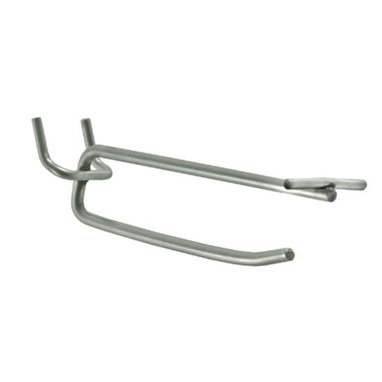 Picture of Azar Displays Galvanized Metal Flip Scan Hooks, 4in, Pack Of 50 Hooks