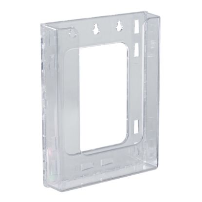 Picture of Azar Displays Single Bifold Modular Wall-Mount Brochure Holders, 8-1/2inH x 6-5/8inW x 1-1/2inD, Clear, Pack Of 10 Holders