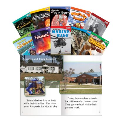 Picture of Teacher Created Materials TIME FOR KIDS Nonfiction Book Set, Set 3, Set Of 10 Books, Grade 2