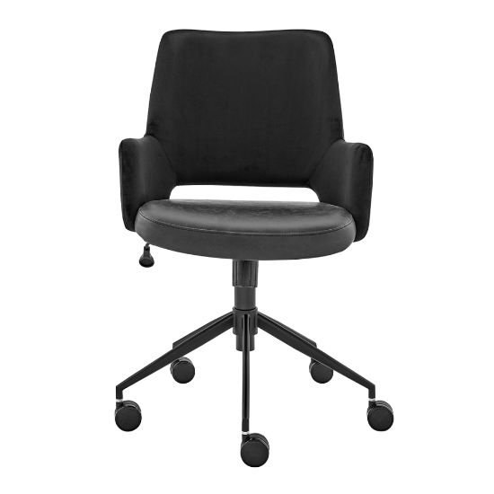 Picture of Eurostyle Desi Tilt Fabric Mid-Back Commercial Office Chair, Black