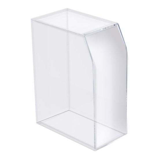 Picture of Azar Displays Acrylic Desktop Magazine/File Holder, 12-1/4inH x 5inW x 8-3/4inD, Clear