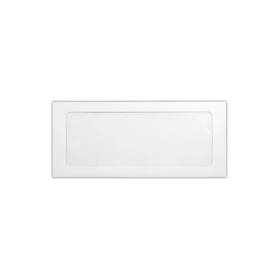 Picture of LUX #10 Envelopes, Full-Face Window, Gummed Seal, Bright White, Pack Of 1,000