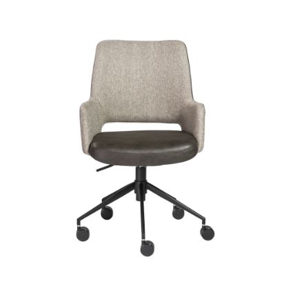 Picture of Eurostyle Desi Tilt Fabric Mid-Back Commercial Office Chair, Dark Gray