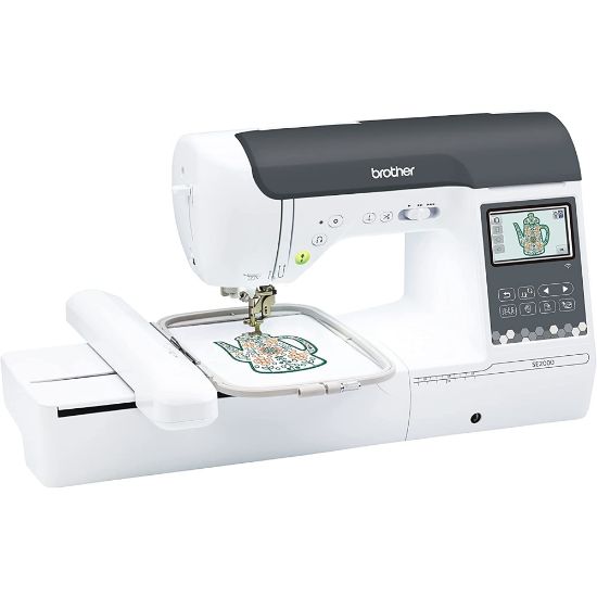 Picture of Brother SE2000 Computerized Sewing And Embroidery Machine, White