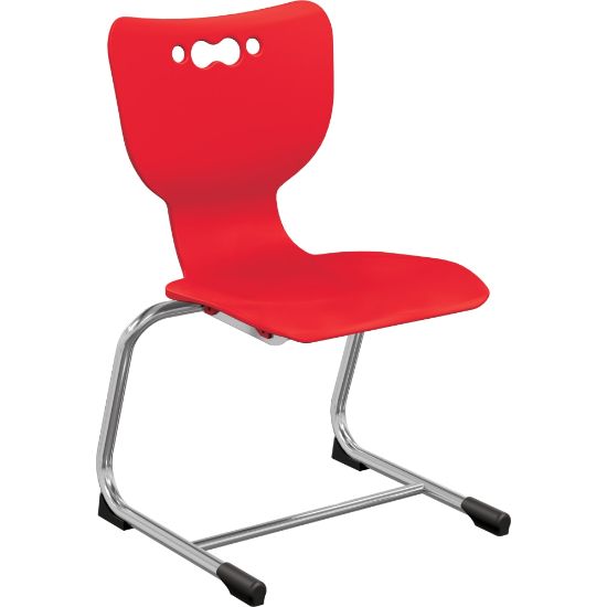 Picture of MooreCo Hierarchy No Arms Cantilever Chair, Red