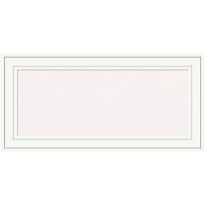 Picture of Amanti Art Cork Bulletin Board, 35in x 17in, White, Craftsman White Wood Frame