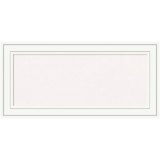 Picture of Amanti Art Cork Bulletin Board, 35in x 17in, White, Craftsman White Wood Frame