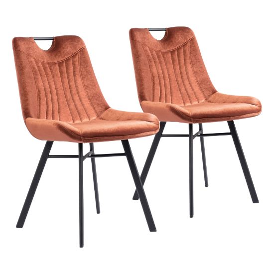 Picture of Zuo Modern Tyler Dining Chairs, Brown, Set Of 2 Chairs