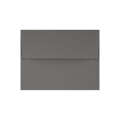 Picture of LUX Foil-Lined Invitation Envelopes A4, Peel & Press Closure, Smoke/Silver, Pack Of 50