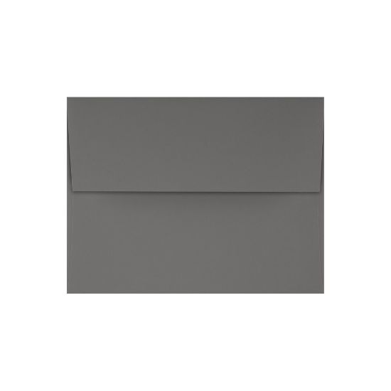 Picture of LUX Foil-Lined Invitation Envelopes A4, Peel & Press Closure, Smoke/Silver, Pack Of 50