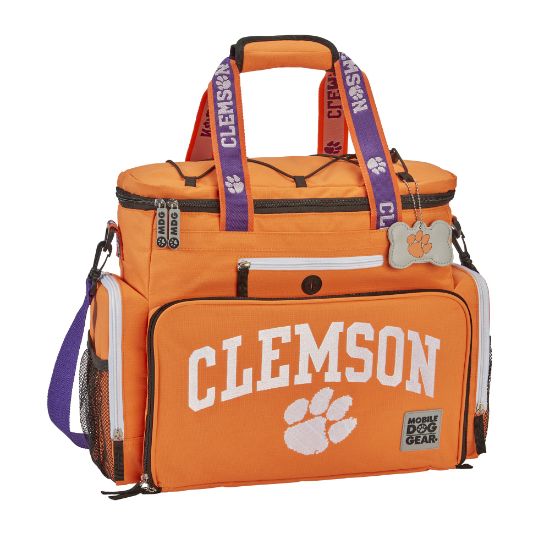 Picture of Mobile Dog Gear NCAA Week Away Bag, 12inH x 8inW x 16-1/2inD, Clemson Tigers