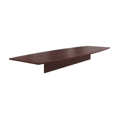 Picture of HON Preside Boat-Shaped Conference Table Top, 144inW, Mahogany