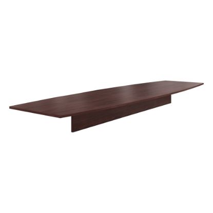 Picture of HON Preside Boat-Shaped Conference Table Top, 168inW, Mahogany