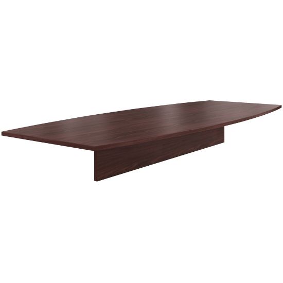 Picture of HON Preside Boat-Shaped Conference Table Top, 120inW, Mahogany