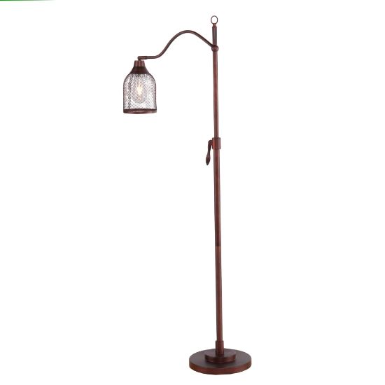 Picture of SEI Furniture Rigby Floor Lamp, 58 1/4inH, Brushed Bronze