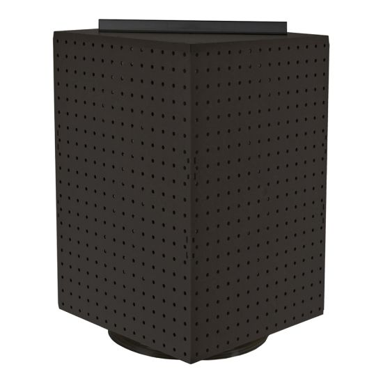 Picture of Azar Displays 4-Sided Revolving Pegboard Tabletop Display, 20inH x 14inW x 14inD, Black