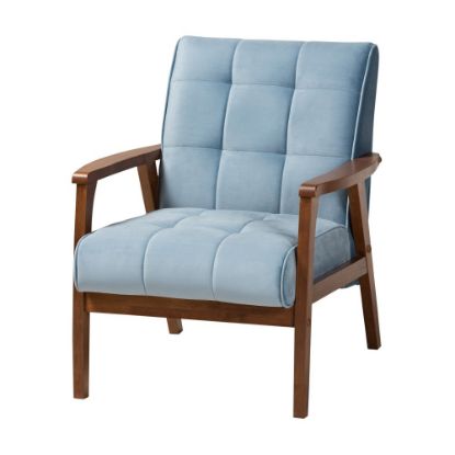 Picture of Baxton Studio 9942 Armchair, Light Blue