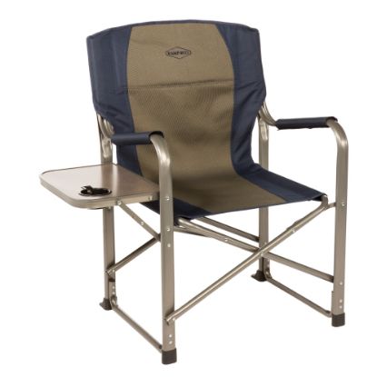 Picture of Kamp-Rite Director's Chair With Side Table, Blue/Tan