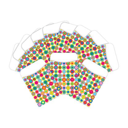 Picture of Barker Creek Peel & Stick Library Pockets, 3in x 5in, Disco Dot, Pack Of 60 Pockets