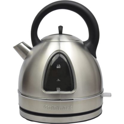 Picture of Cuisinart 7-Cup Cordless Electric Kettle, 11-13/16inH x 8-1/4inW x 8-1/4inD, Silver