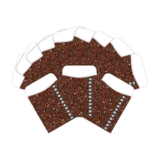 Picture of Barker Creek Peel & Stick Library Pockets, 3in x 5in, Hot to Dot, Pack Of 60 Pockets